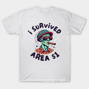 I survived Area 51 T-Shirt